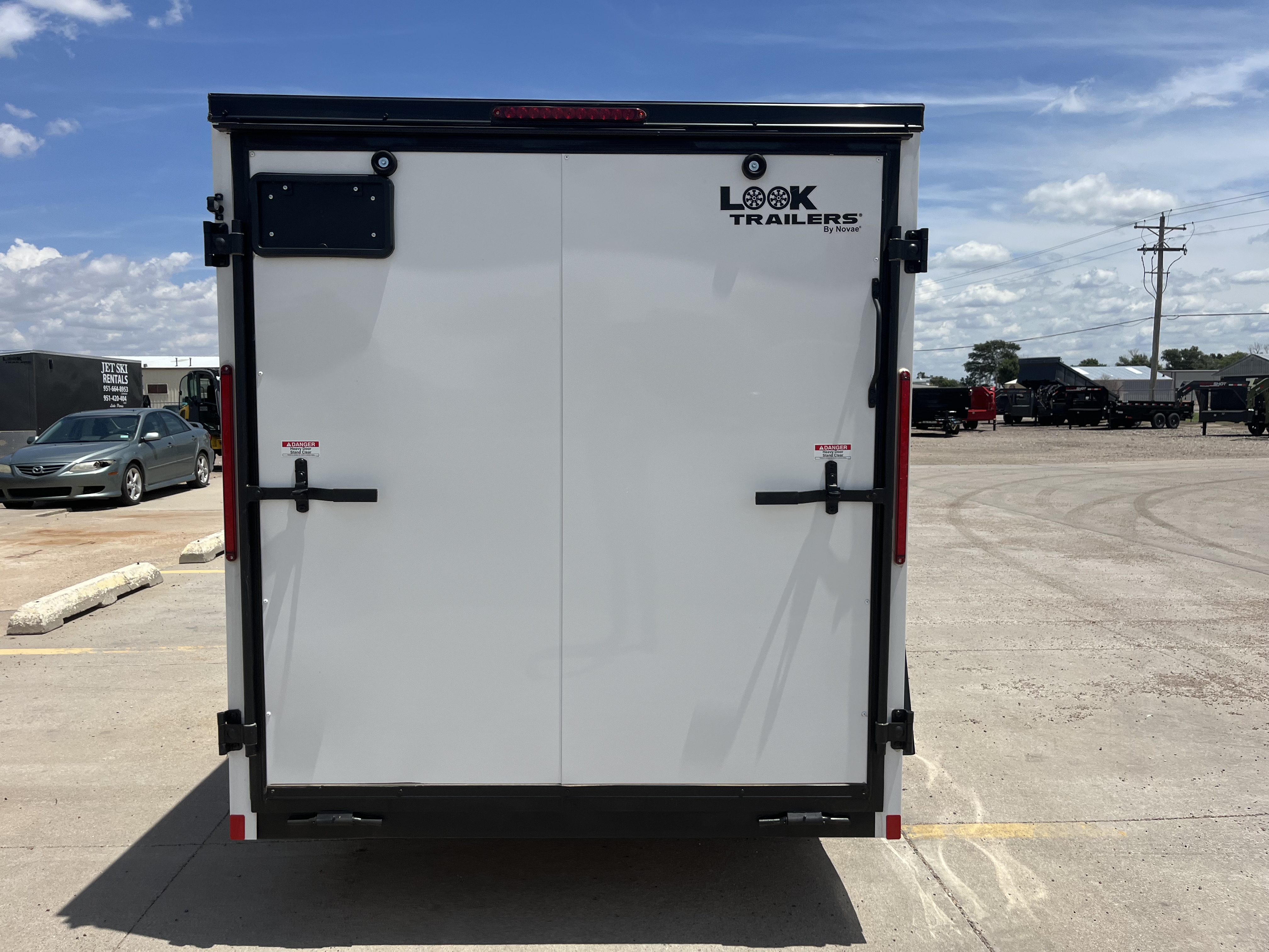 New 2025 LOOK TRAILERS 6' x 10' Single Axle Black-out Cargo / Enclosed Trailer
