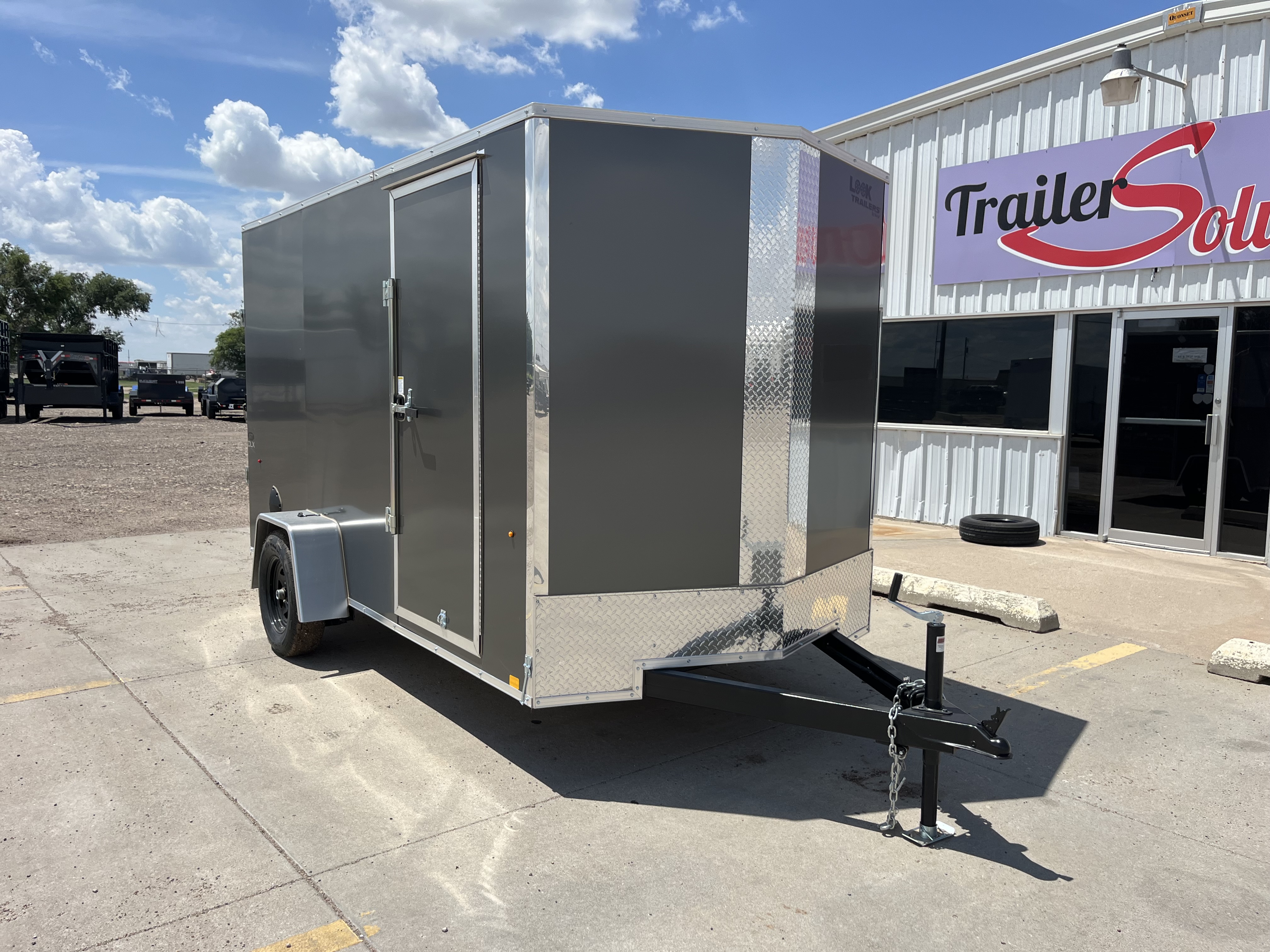 New 2025 LOOK TRAILERS 6' x 12' Single Axle .080 Composite Skin Cargo / Enclosed Trailer