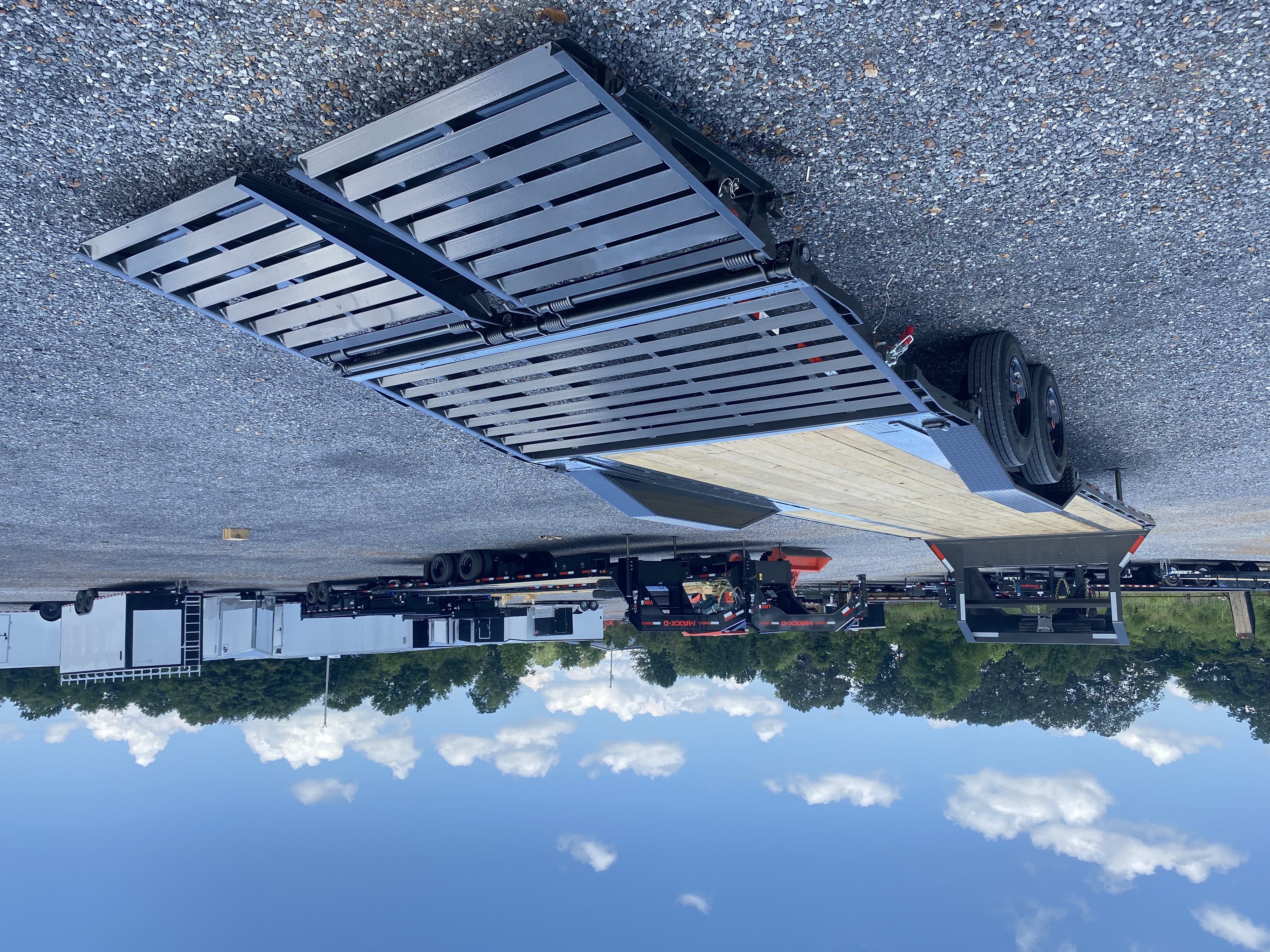 New 2026 MAXXD 102"x28' 22k Equipment Trailer *ALL NEW ENGINEERED FRAME*