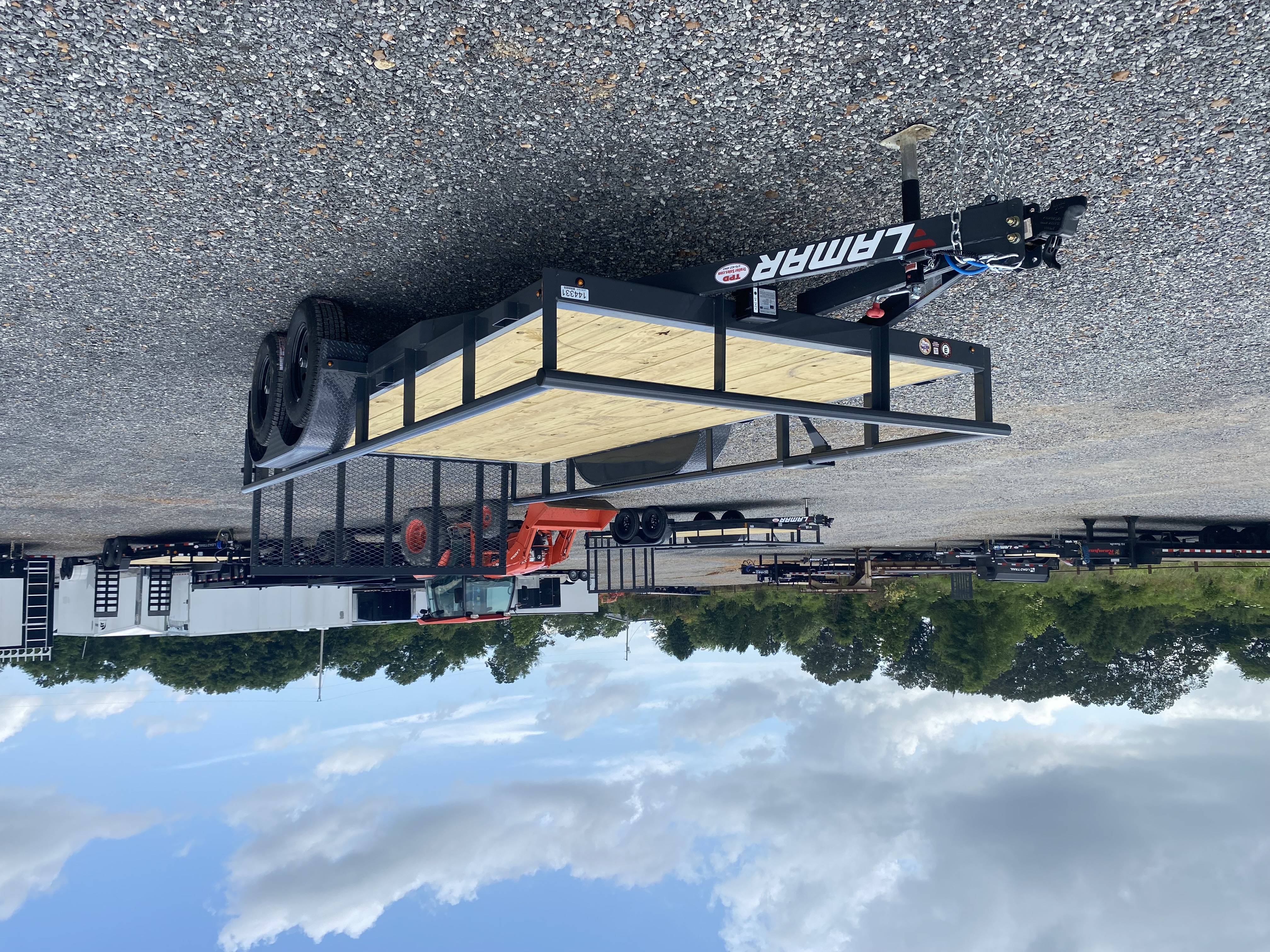 New 2025 Lamar 83 X16' 7K Utility Trailer
