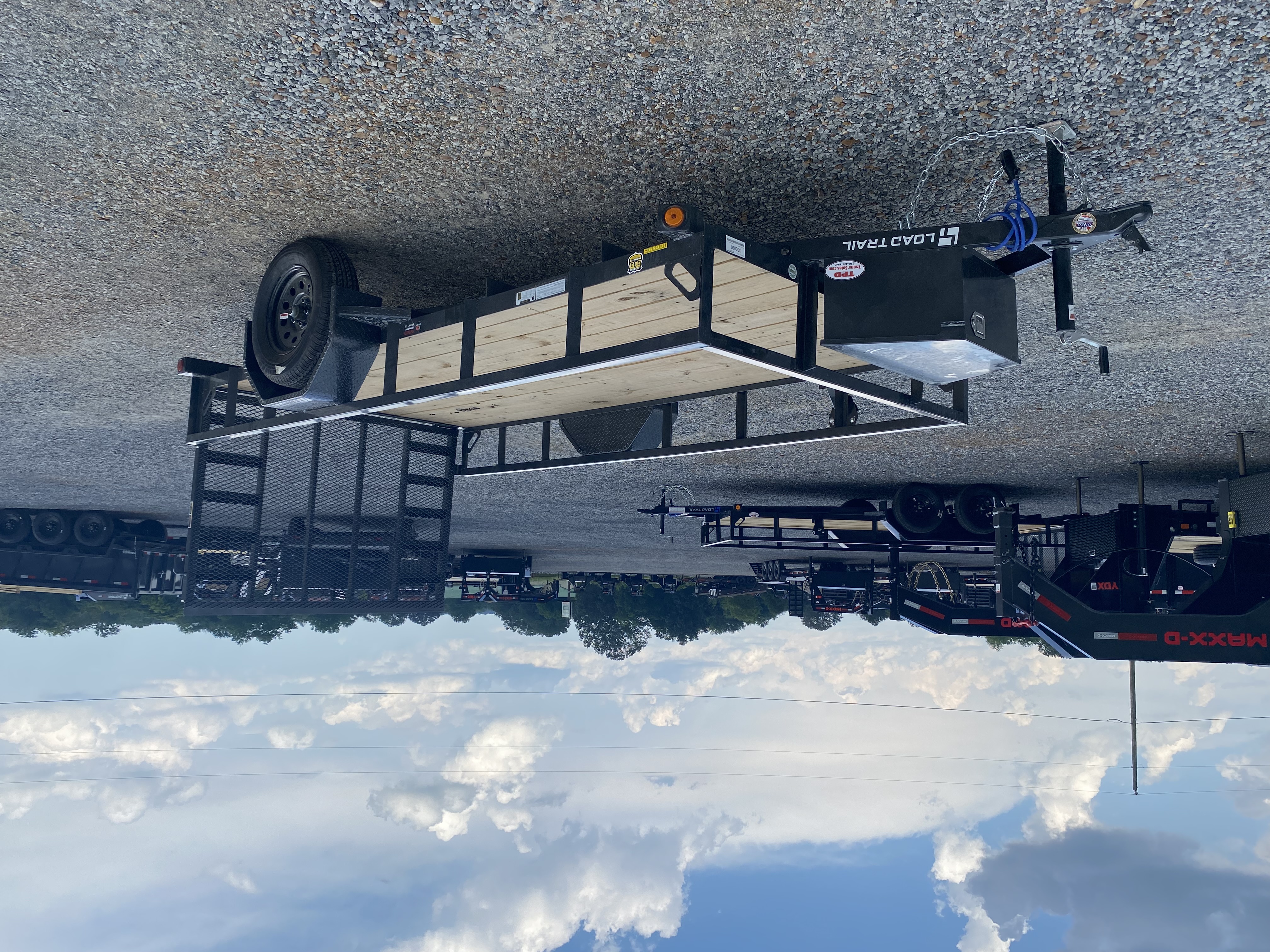 New 2025 LOAD TRAIL 77"x12' 3k Utility Trailer