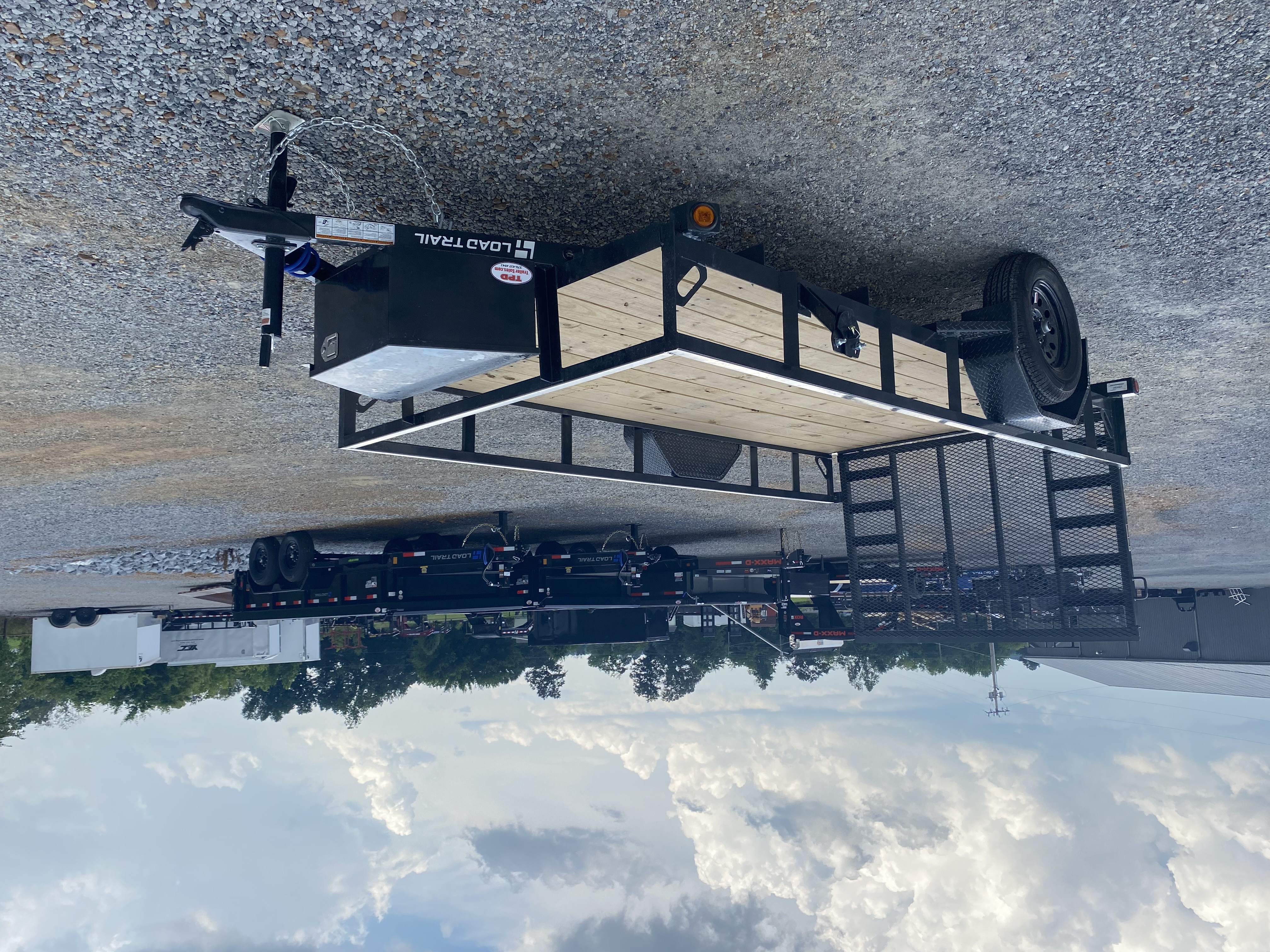New 2025 LOAD TRAIL 77"x12' 3k Utility Trailer