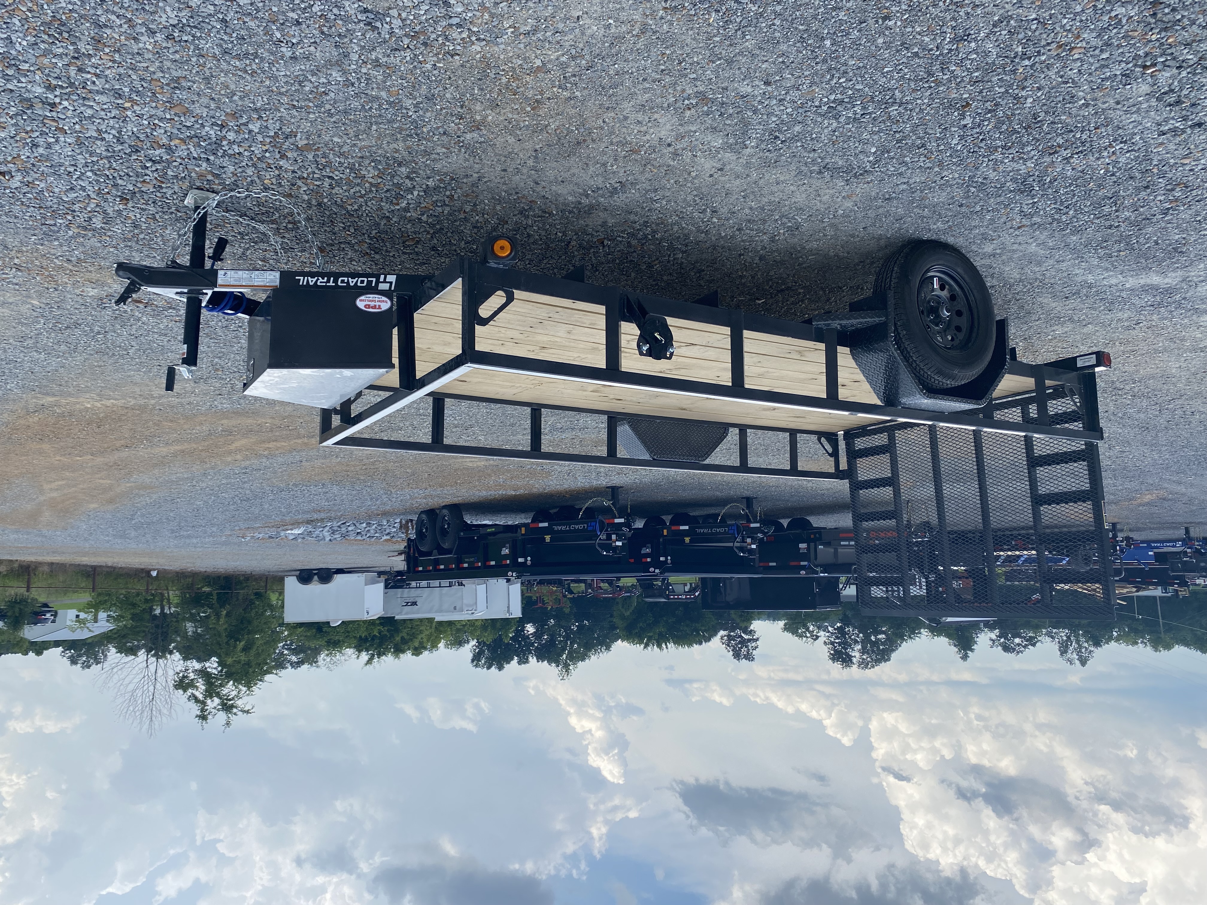 New 2025 LOAD TRAIL 77"x12' 3k Utility Trailer
