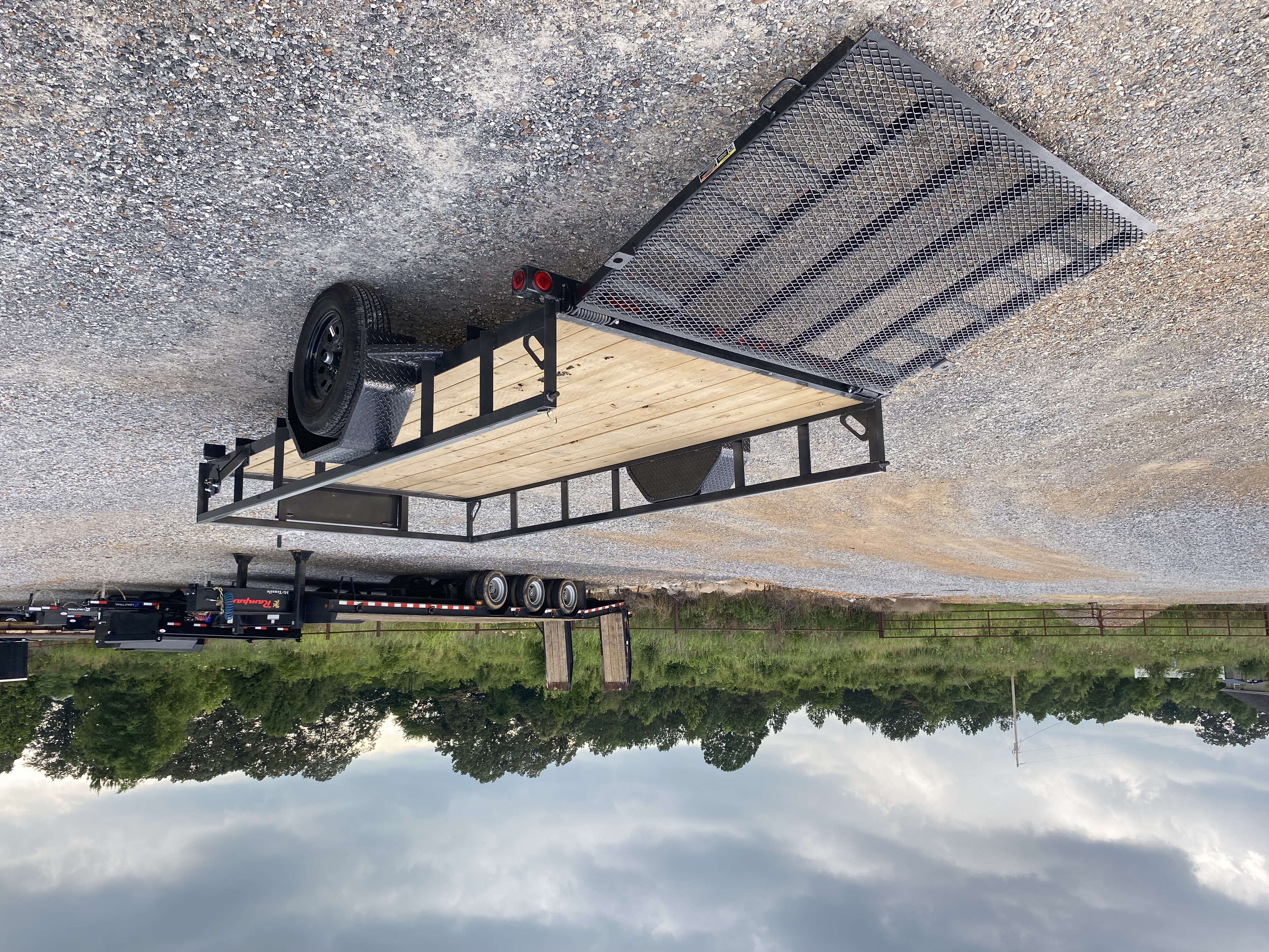 New 2025 LOAD TRAIL 77"x12' 3k Utility Trailer