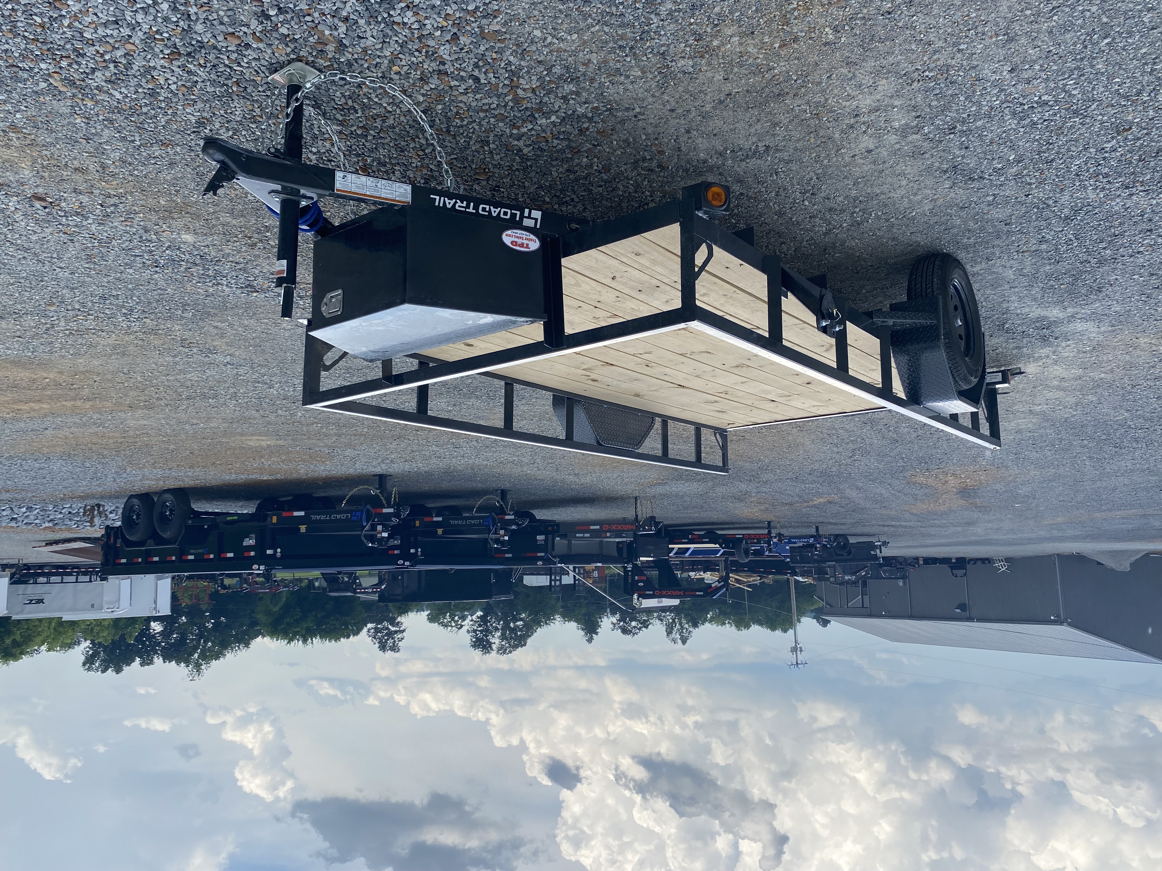 New 2025 LOAD TRAIL 77"x12' 3k Utility Trailer
