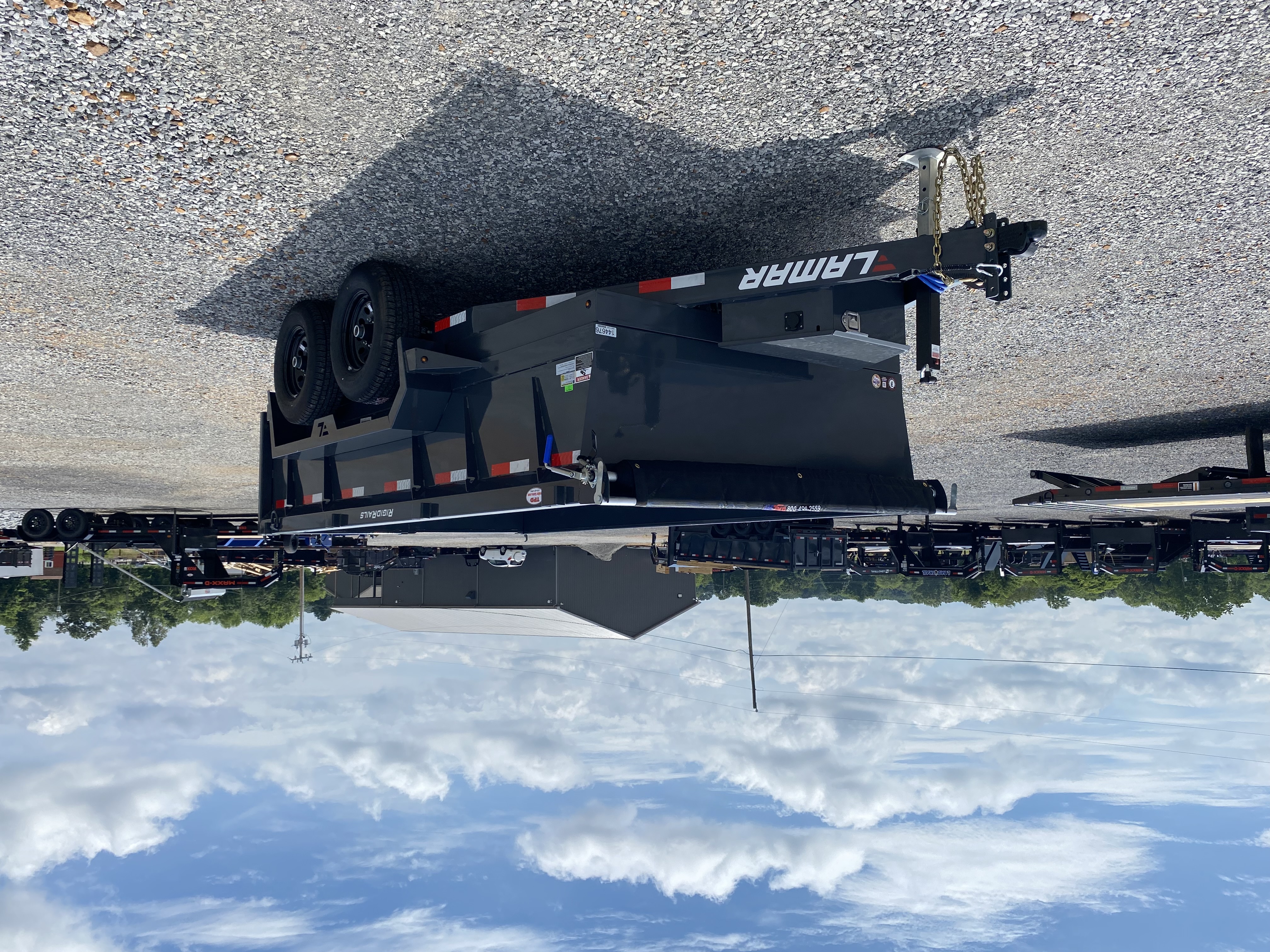 New 2026 Lamar 77 x12' 10k Dump Trailer