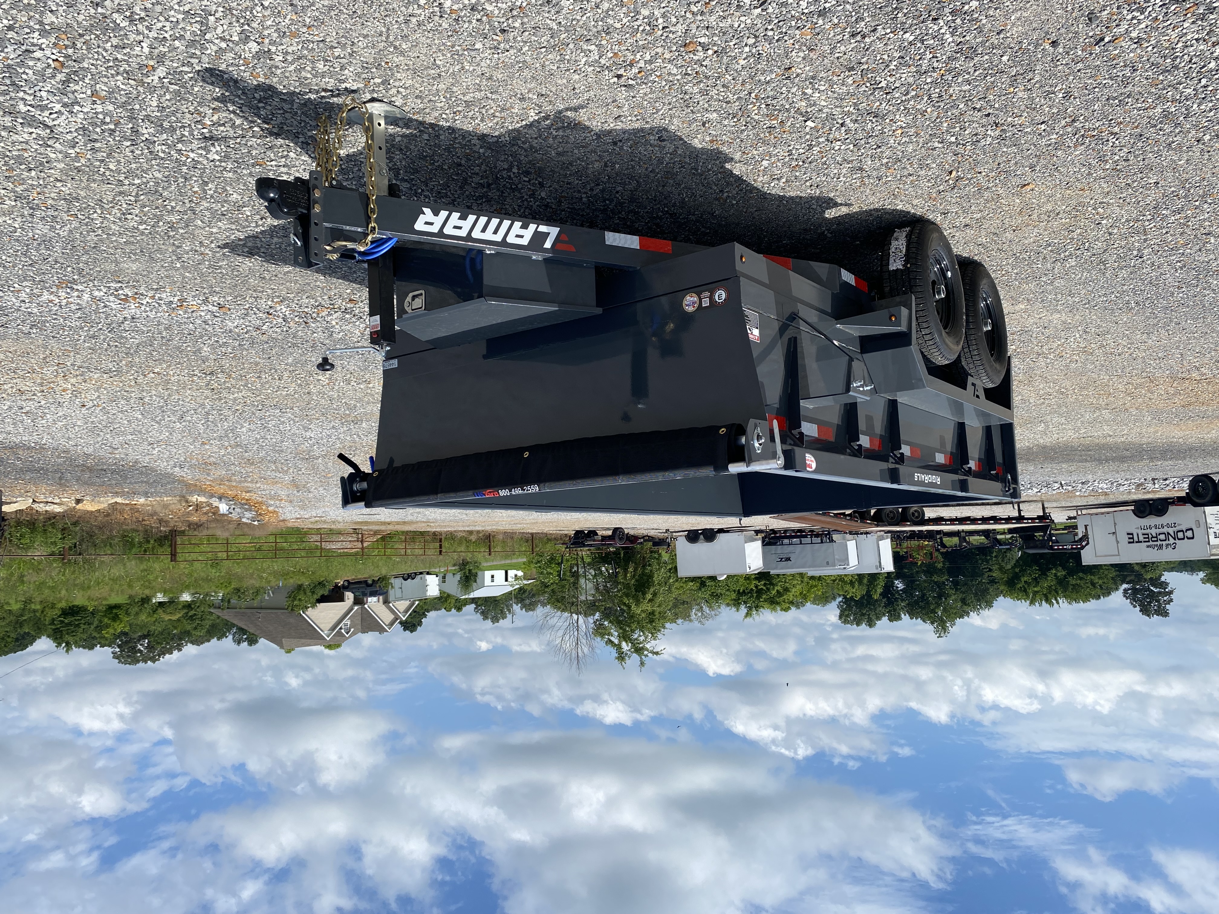 New 2026 Lamar 77"x12' 10k Dump Trailer
