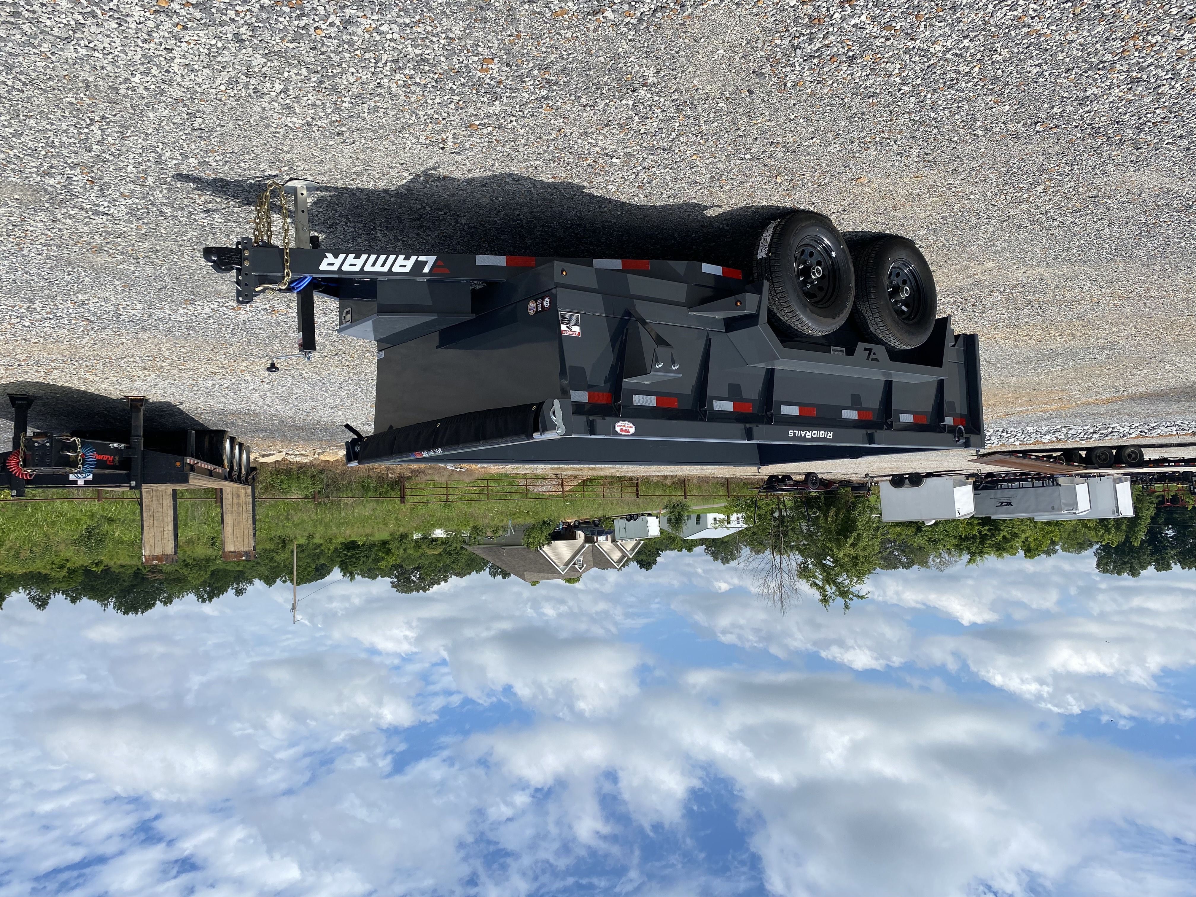 New 2026 Lamar 77"x12' 10k Dump Trailer