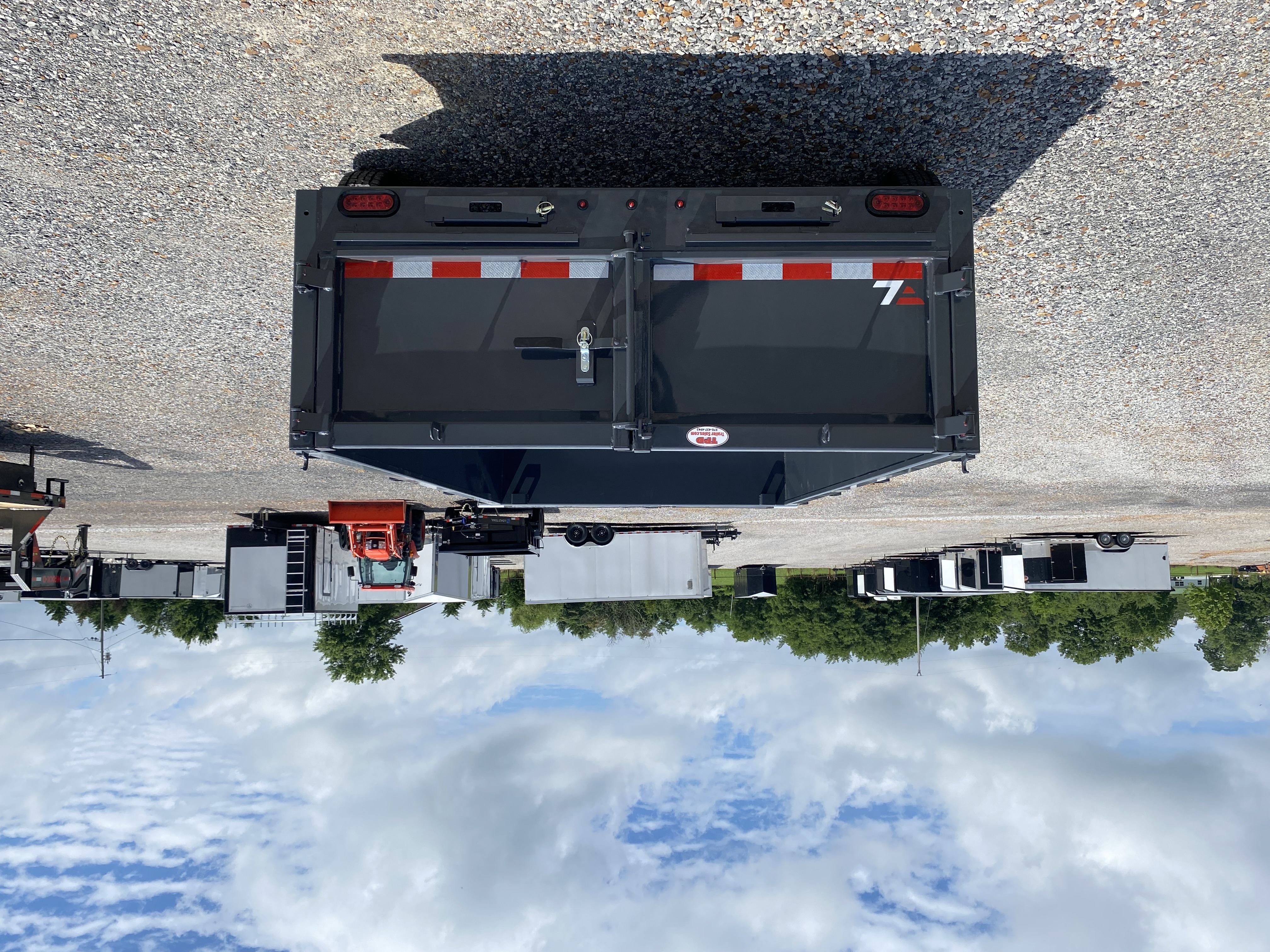 New 2026 Lamar 77"x12' 10k Dump Trailer
