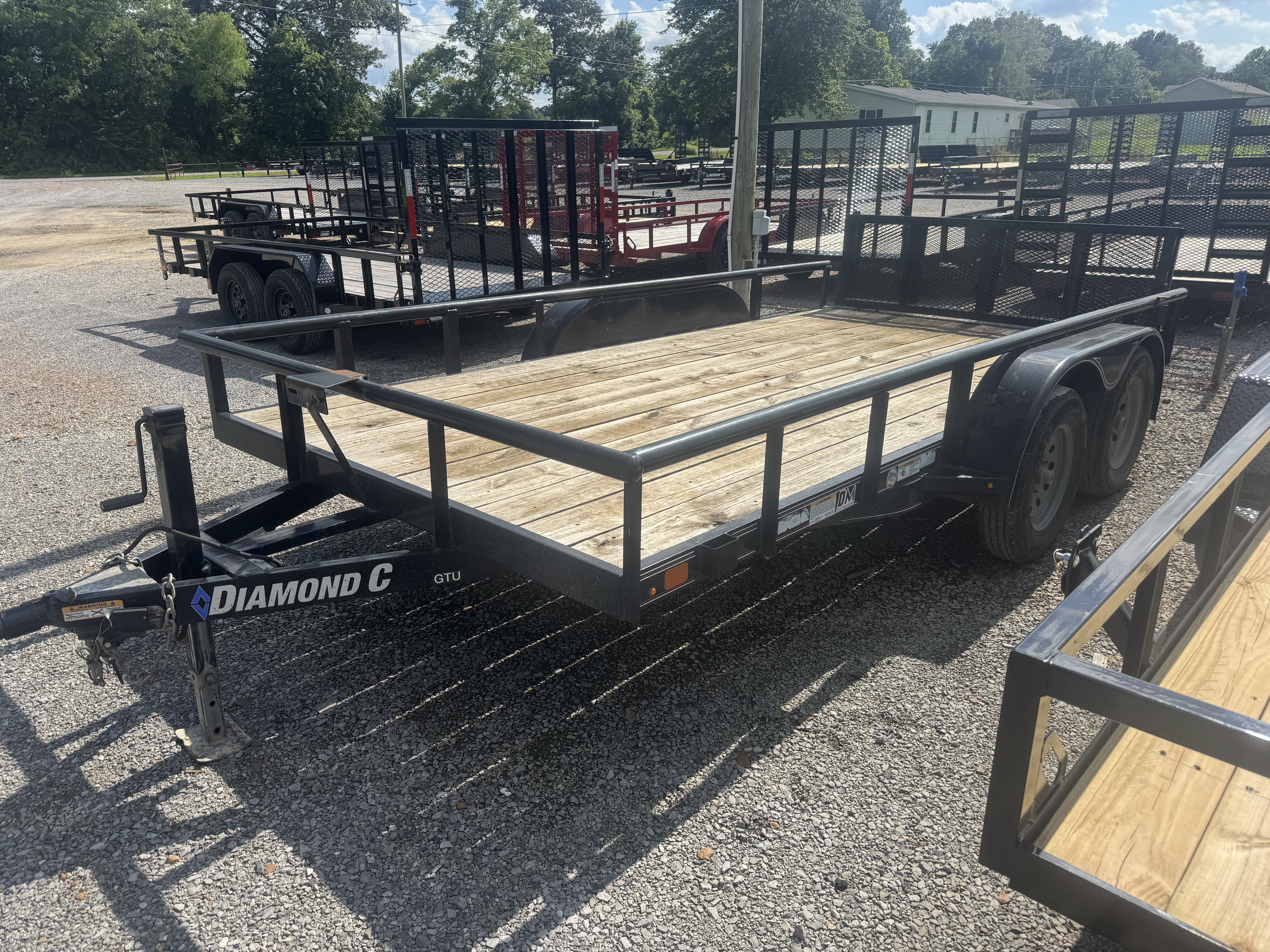 Used 2020 Diamond C 83 X14' 7K Utility Trailer