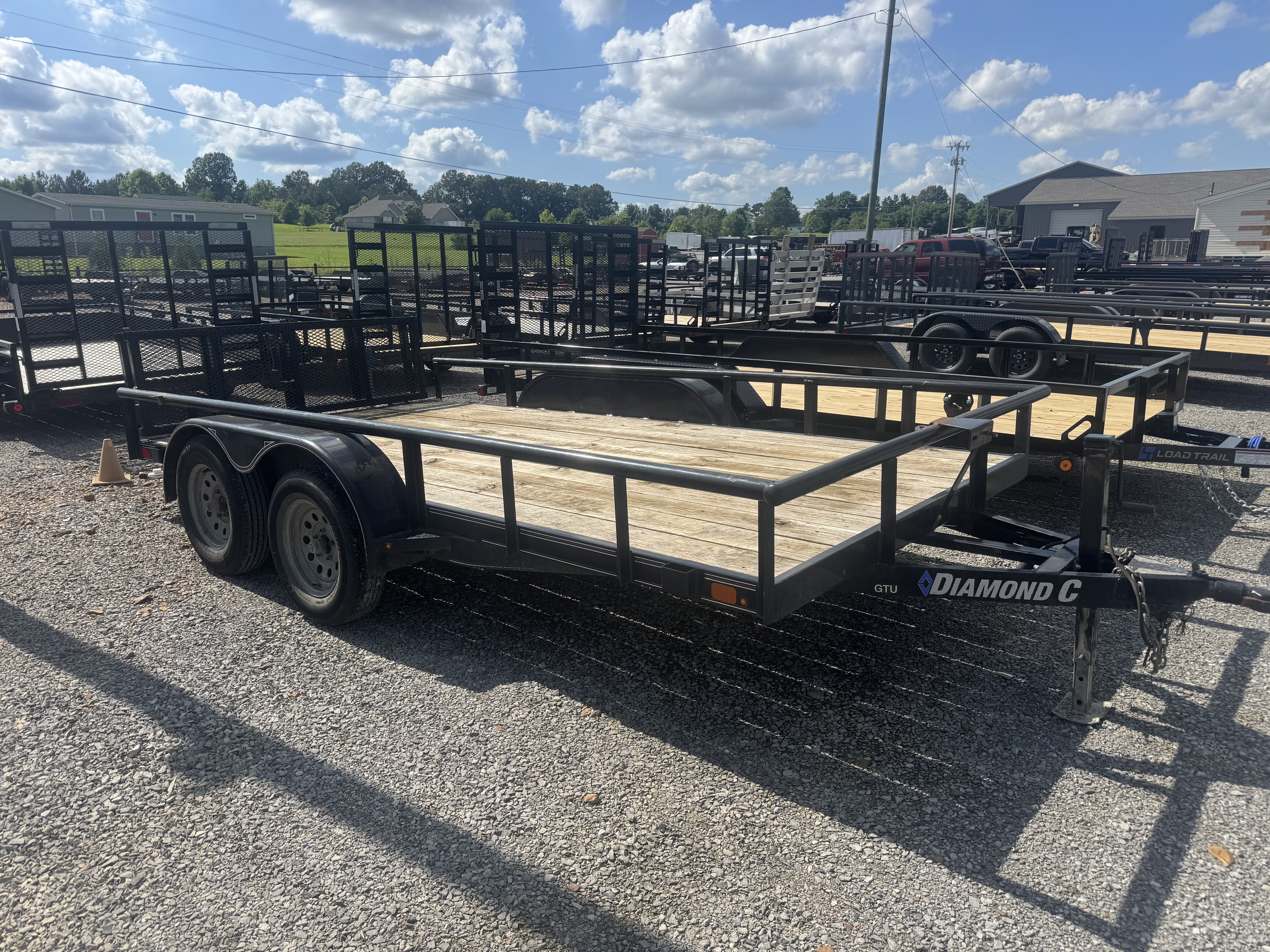 Used 2020 Diamond C 83"X14' 7K Utility Trailer